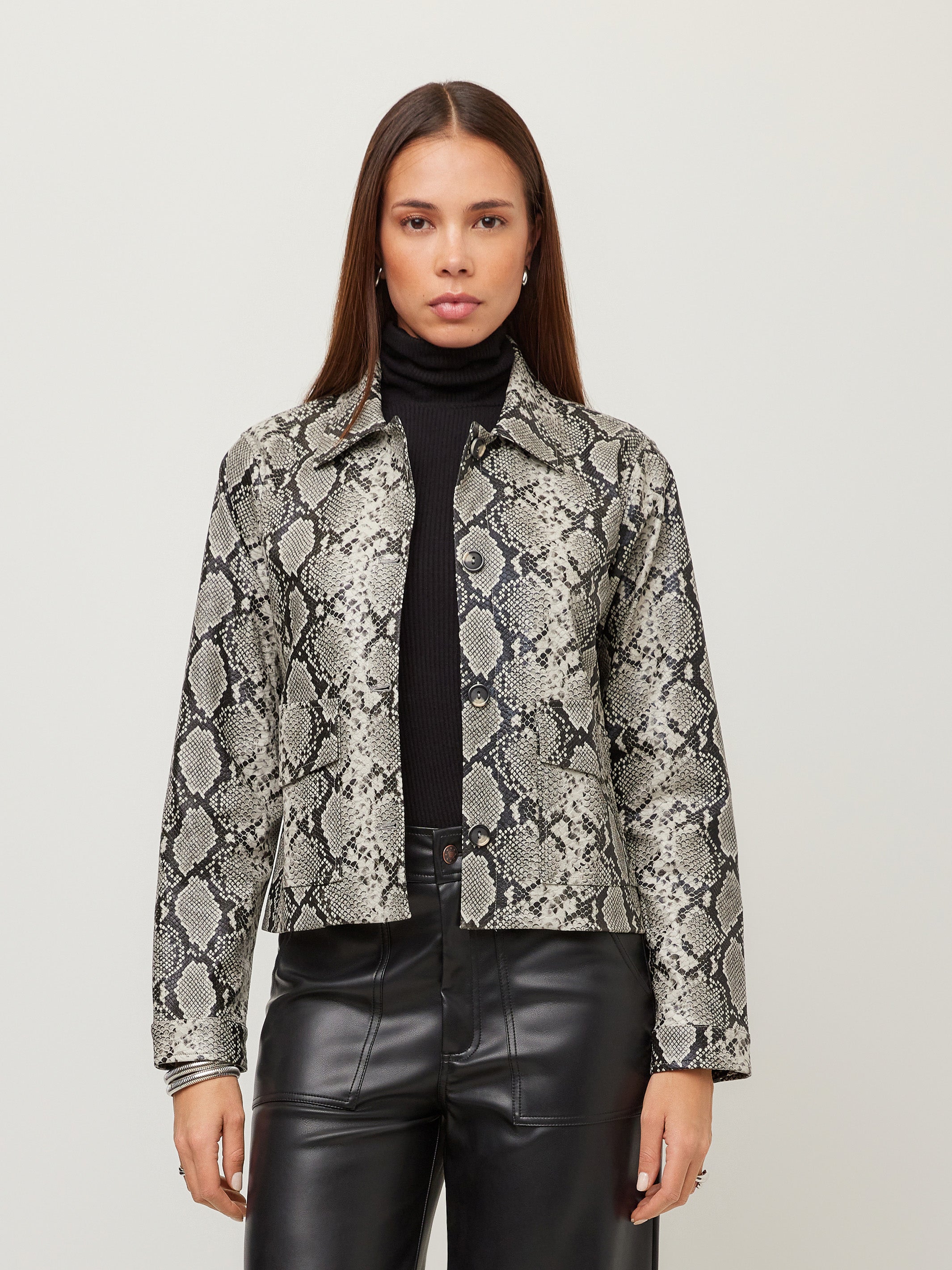 Victoria Faux Leather Jacket | Fifteen Twenty Clothing