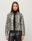 Victoria Faux Leather Jacket
