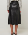Esmeralda Faux Leather Skirt