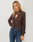 Janine Tie Neck Top
