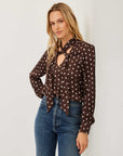 Janine Tie Neck Top