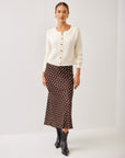 Mia Bias Midi Skirt