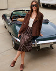 Mia Bias Midi Skirt