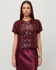 Stacey Sequin Top
