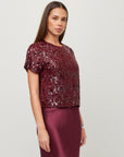 Stacey Sequin Top