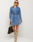 Sade Belted Shirtdress