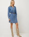 Sade Belted Shirtdress