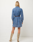 Sade Belted Shirtdress