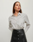Dianne Stripe Button-Up Shirt