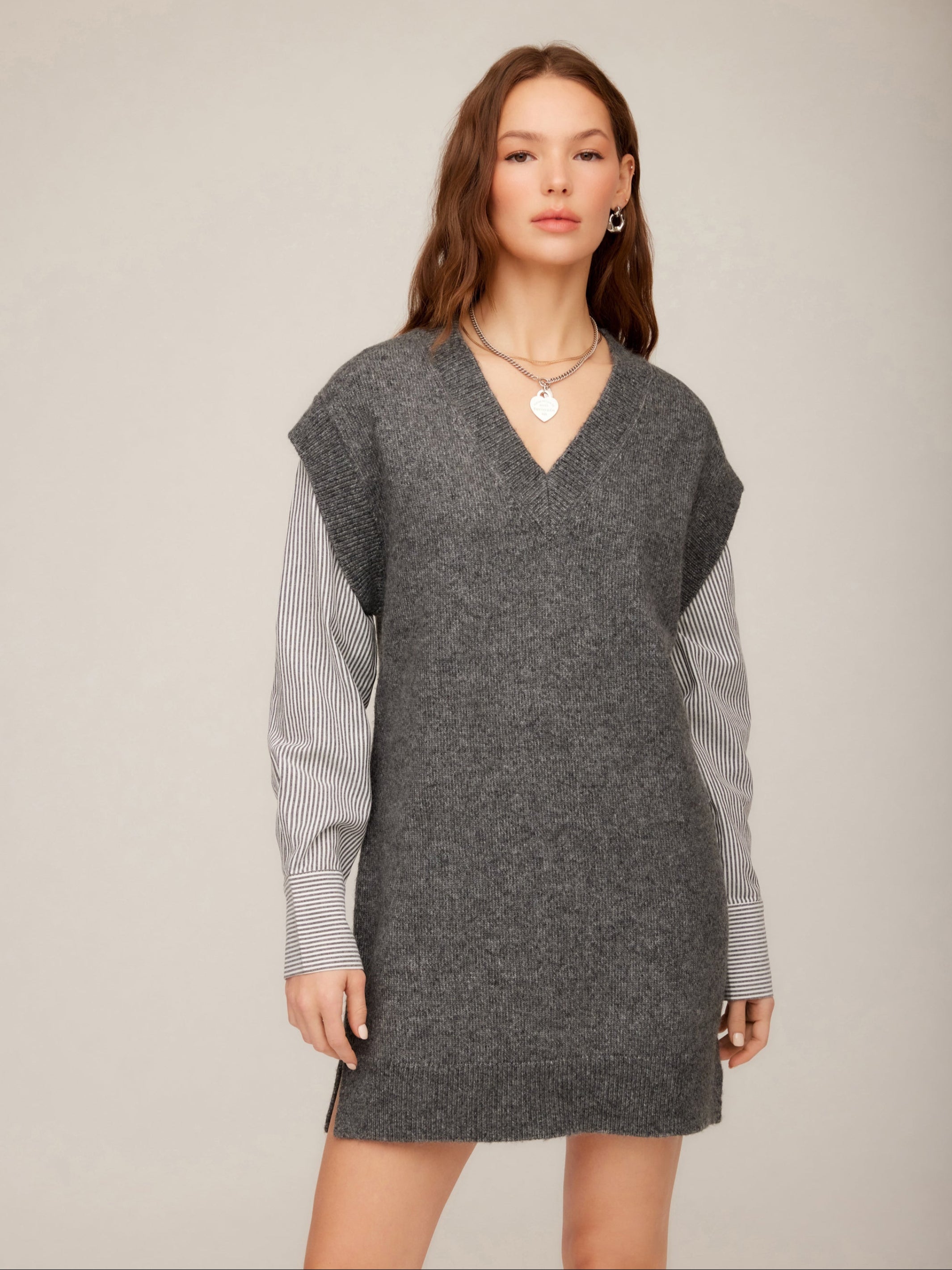 Sally Mixed Media Dress