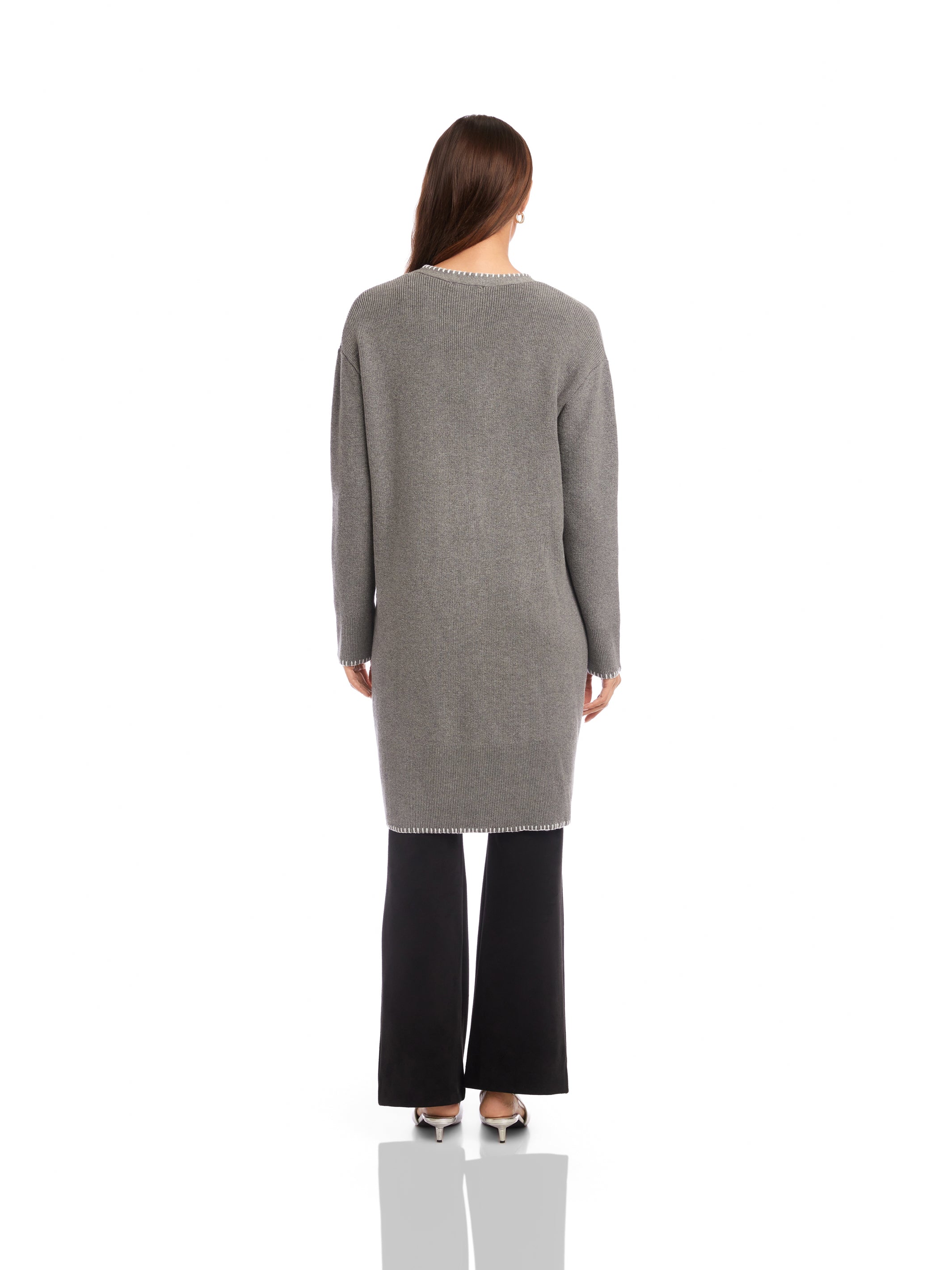 Ariel Edge Stitch Cardigan Sweater
