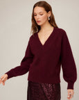 Heather V-Neck Sweater