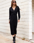 Raya Wrap Sweater Dress