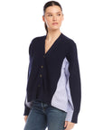 Celine Mixed Media Cardigan