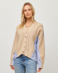 Celine Mixed Media Cardigan