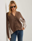 Celine Mixed Media Cardigan