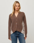 Celine Mixed Media Cardigan