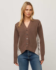 Celine Mixed Media Cardigan