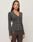 Bliss Scallop Edge Cardigan Sweater