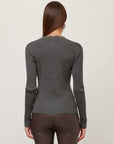 Bliss Scallop Edge Cardigan Sweater