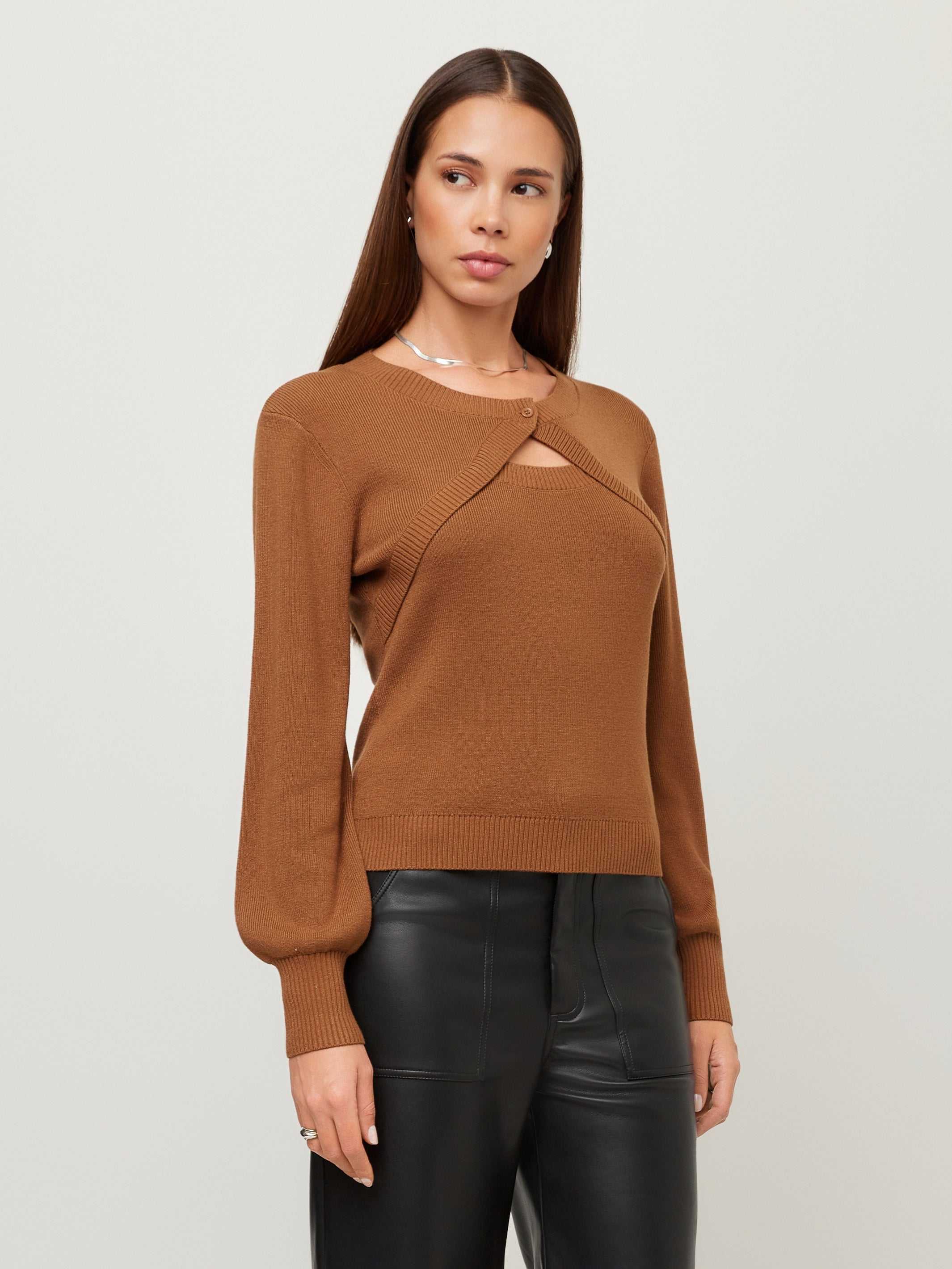 Amelia Bolero Shrug - Feminine Layered Sweater | Imported