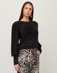 Lia Shirred Sleeve Sweater