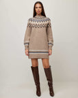 Vera Jacquard Sweater Dress