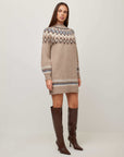 Vera Jacquard Sweater Dress