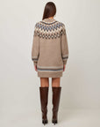 Vera Jacquard Sweater Dress