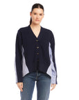 Celine Mixed Media Cardigan