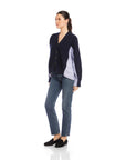Celine Mixed Media Cardigan