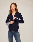 Celine Mixed Media Cardigan