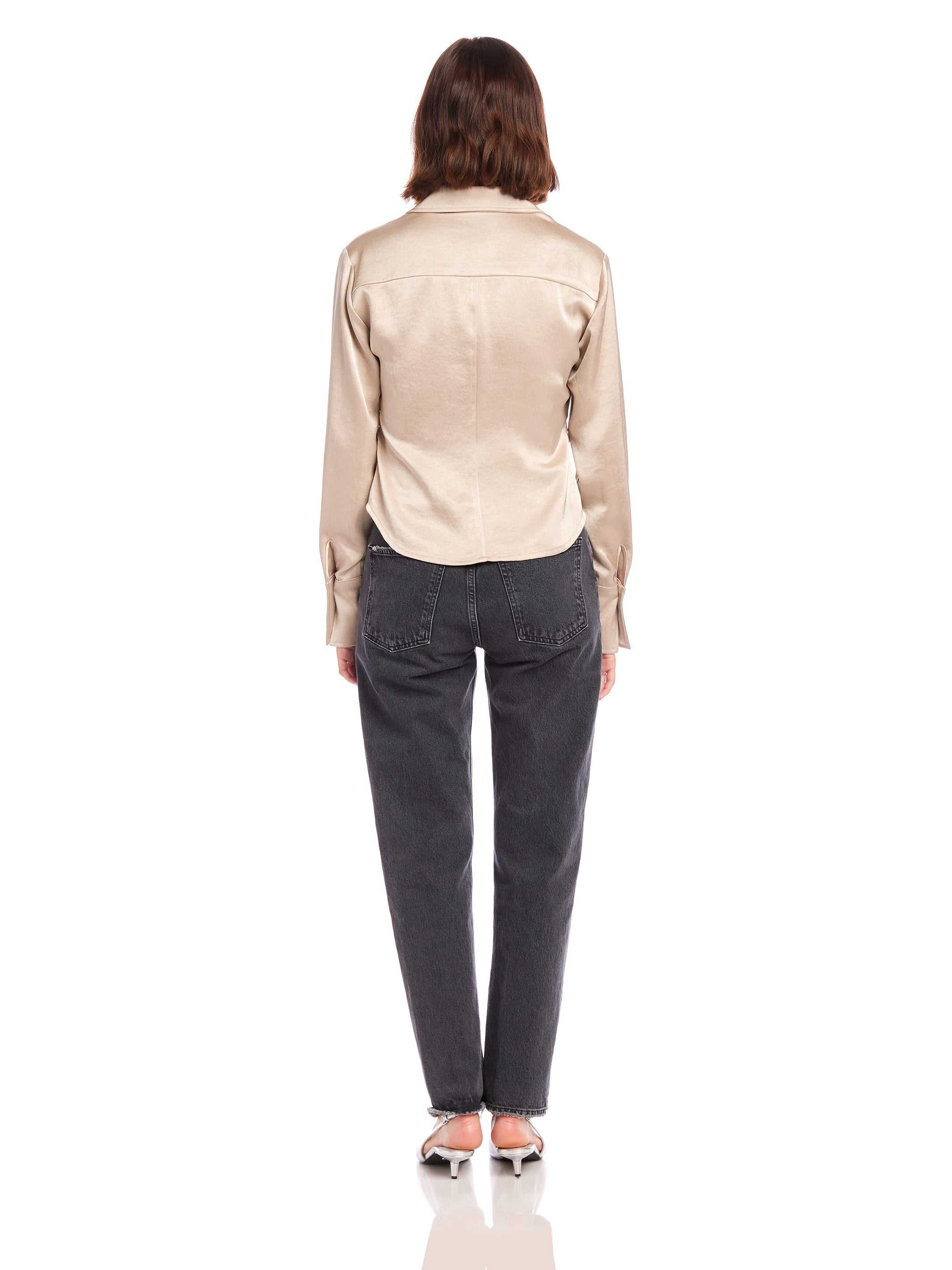 Tawnie Side-Pleat Shirt