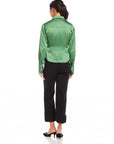 Tawnie Side-Pleat Shirt