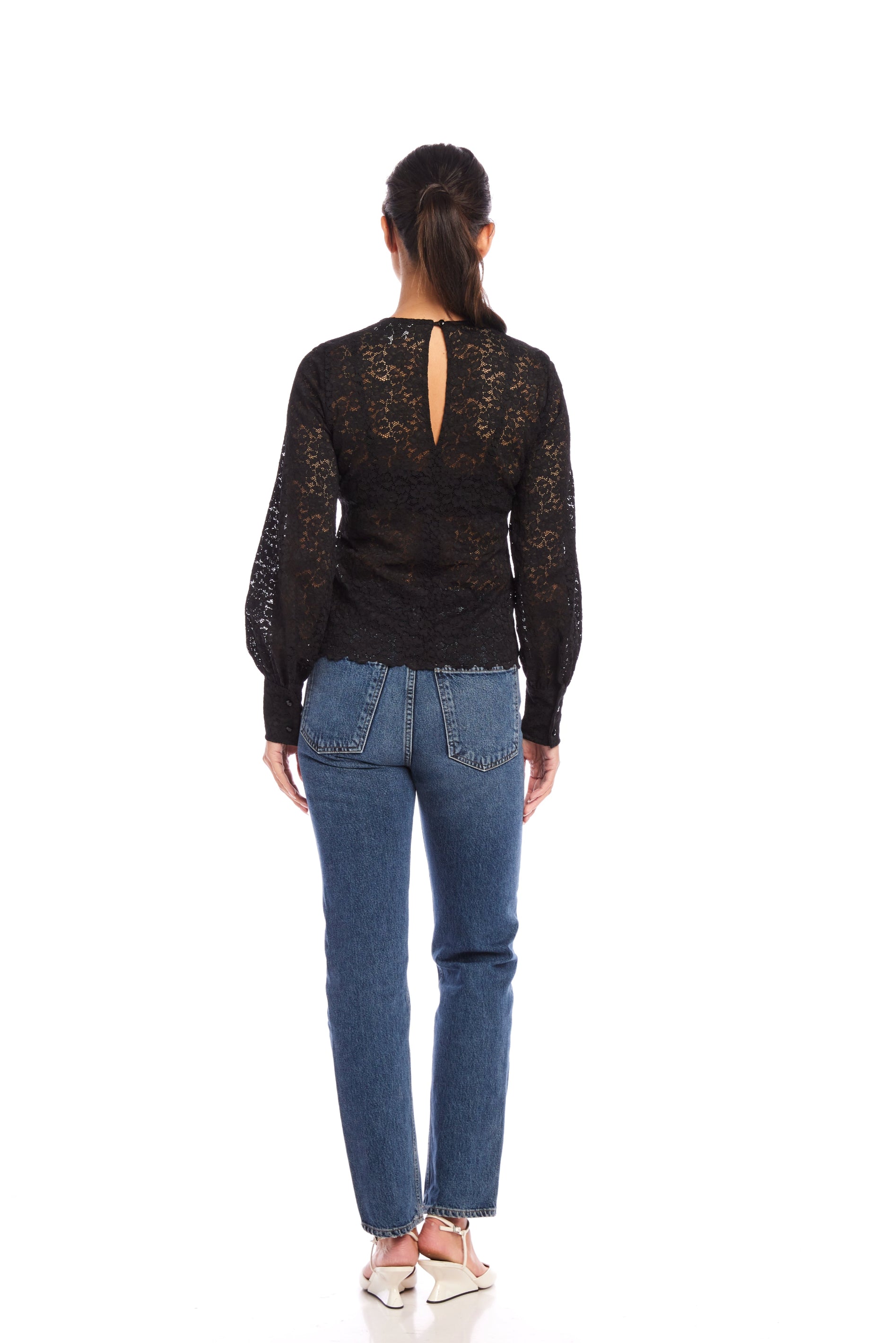 Ina Stretch Lace Top