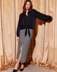 Elyce Front Slit Midi Skirt