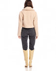 Iva Cropped Sherpa Jacket