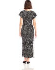 Emmeline Tie-Front Bias Dress