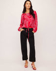 Claudine Tie-Waist Top