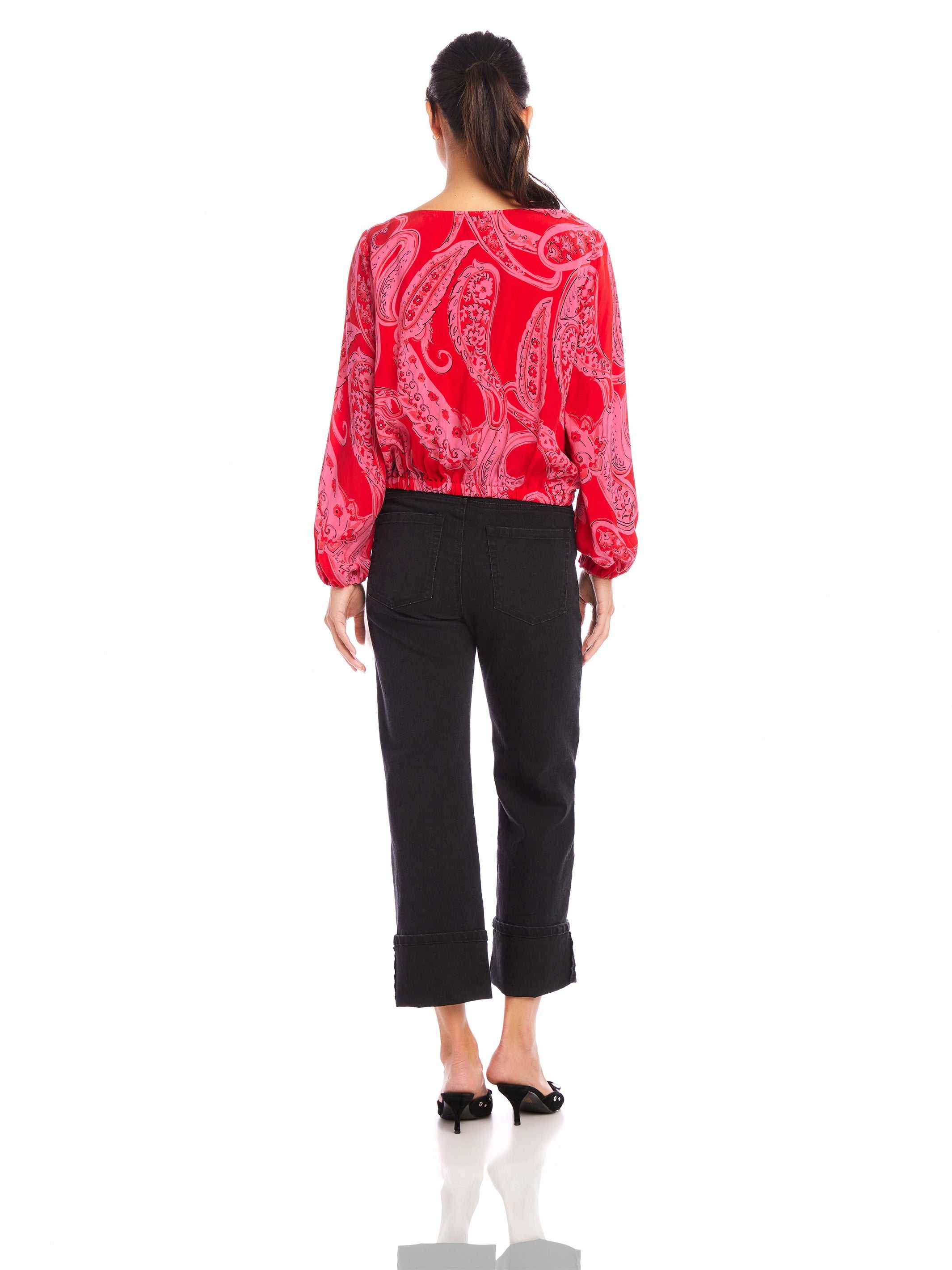 Claudine Tie-Waist Top