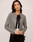 Poppy Bow Micro Jacket