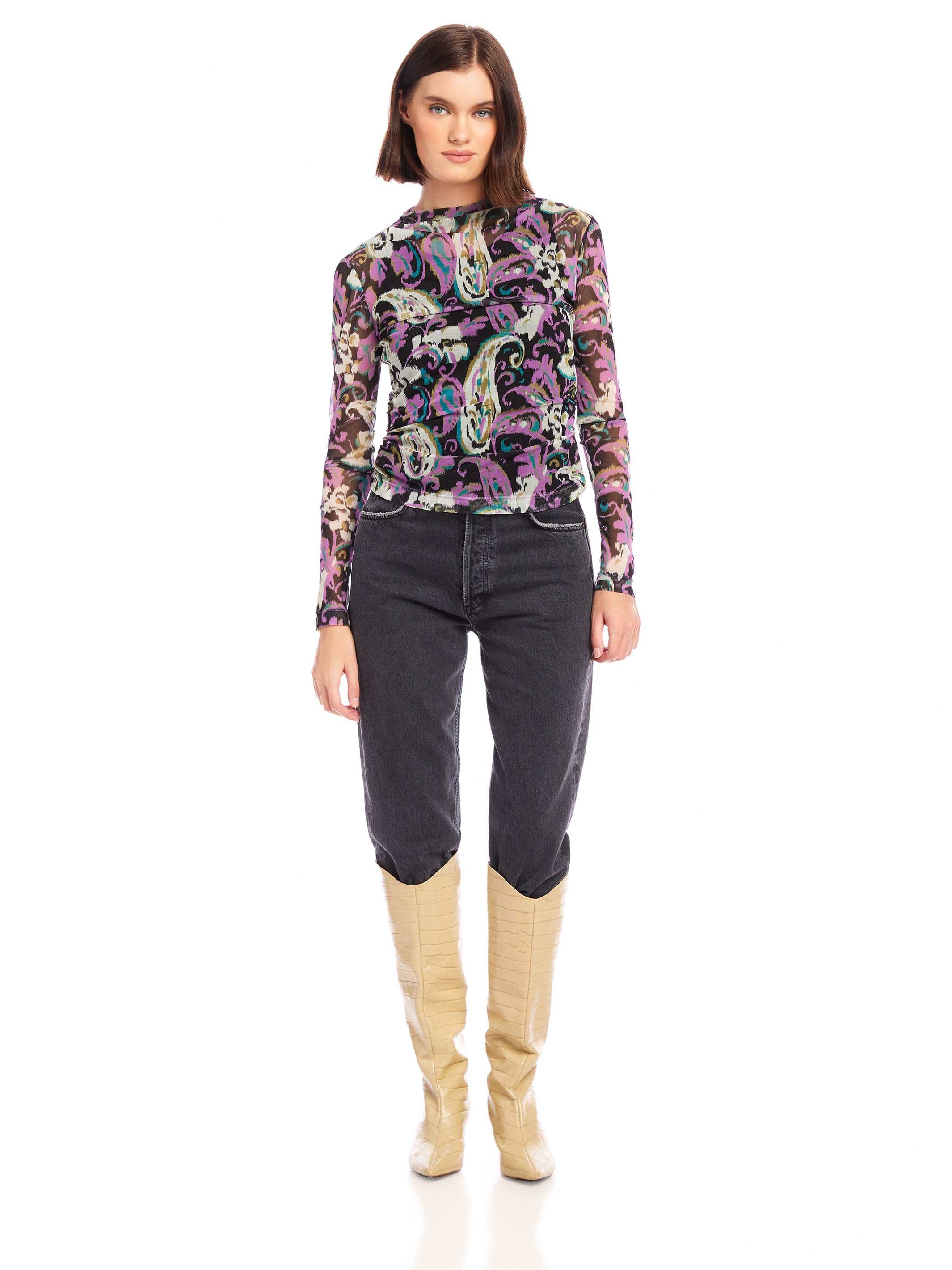 Khami Shirred Top
