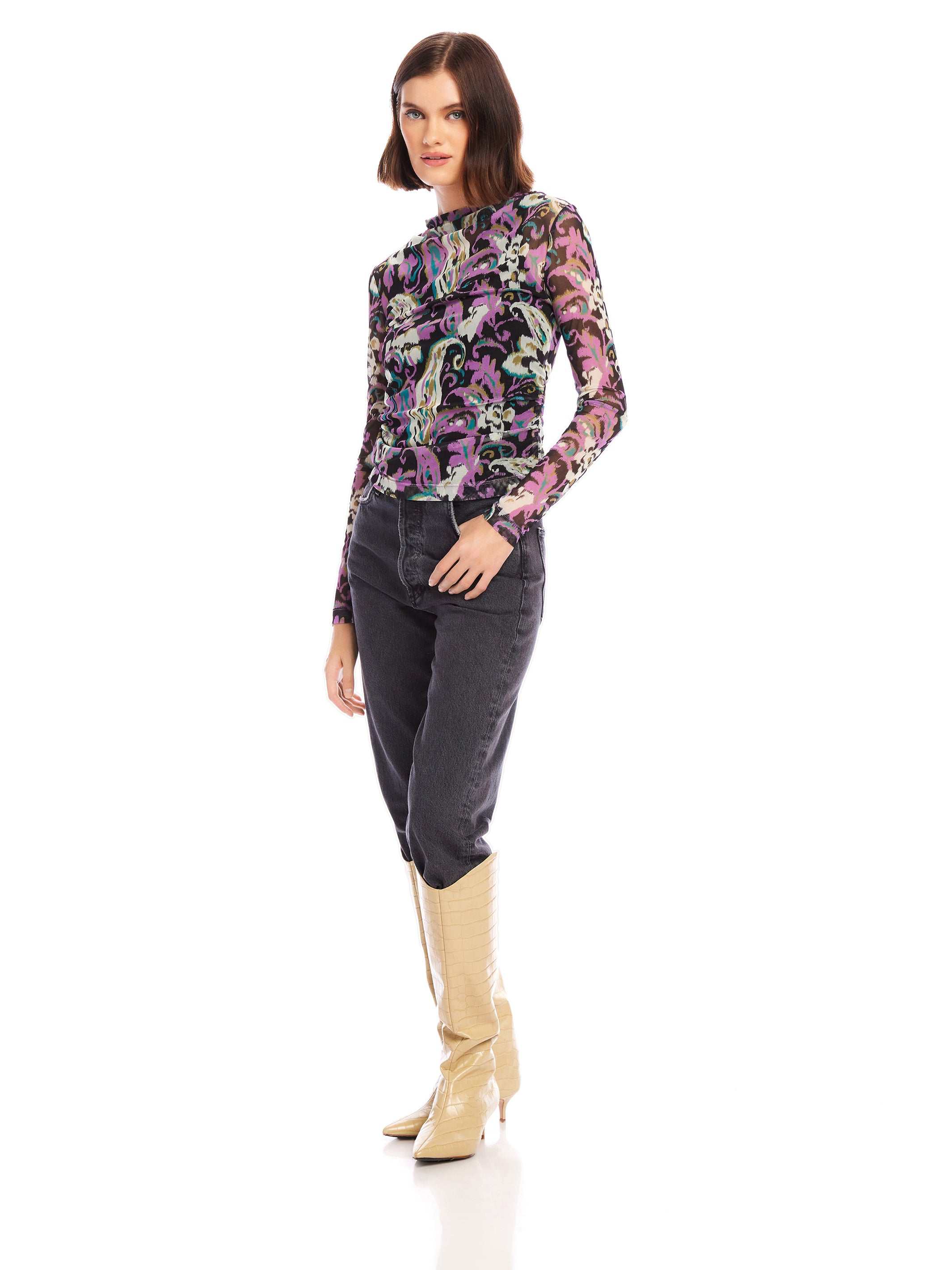Khami Shirred Top