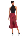 Fiona Shirred Midi Skirt