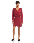 Denise Drape Front Dress