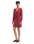 Denise Drape Front Dress
