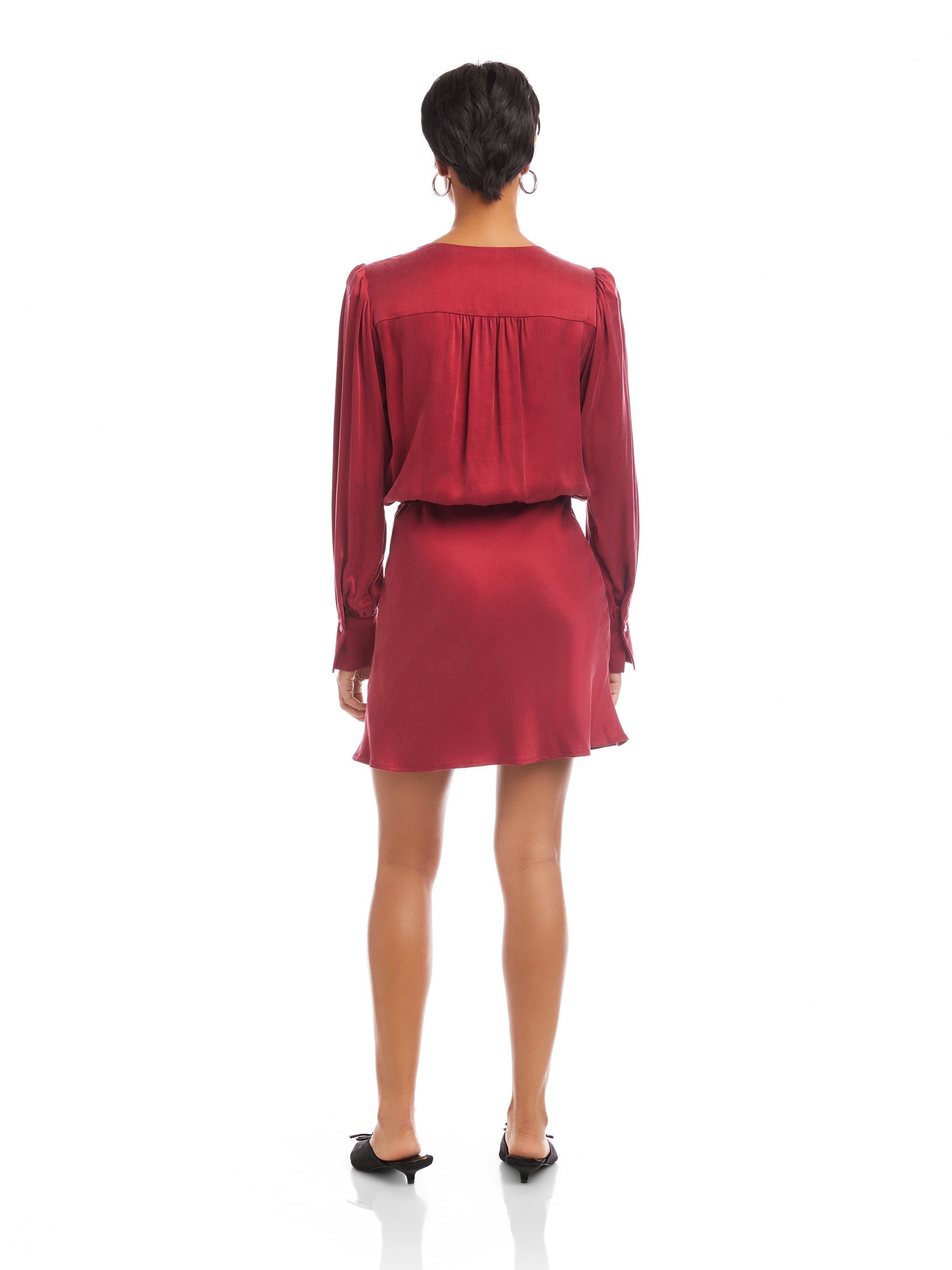 Denise Drape Front Dress