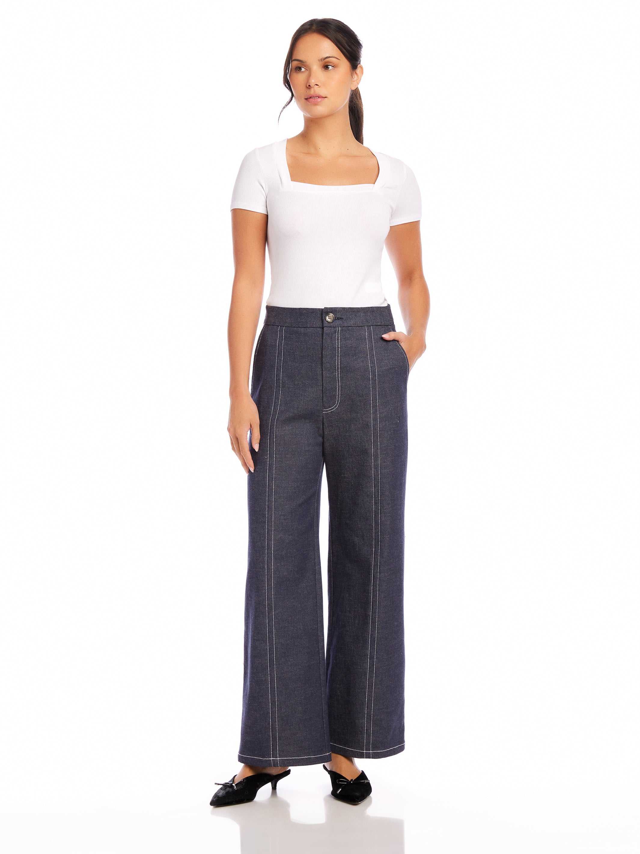 Miles Wide-Leg Trouser