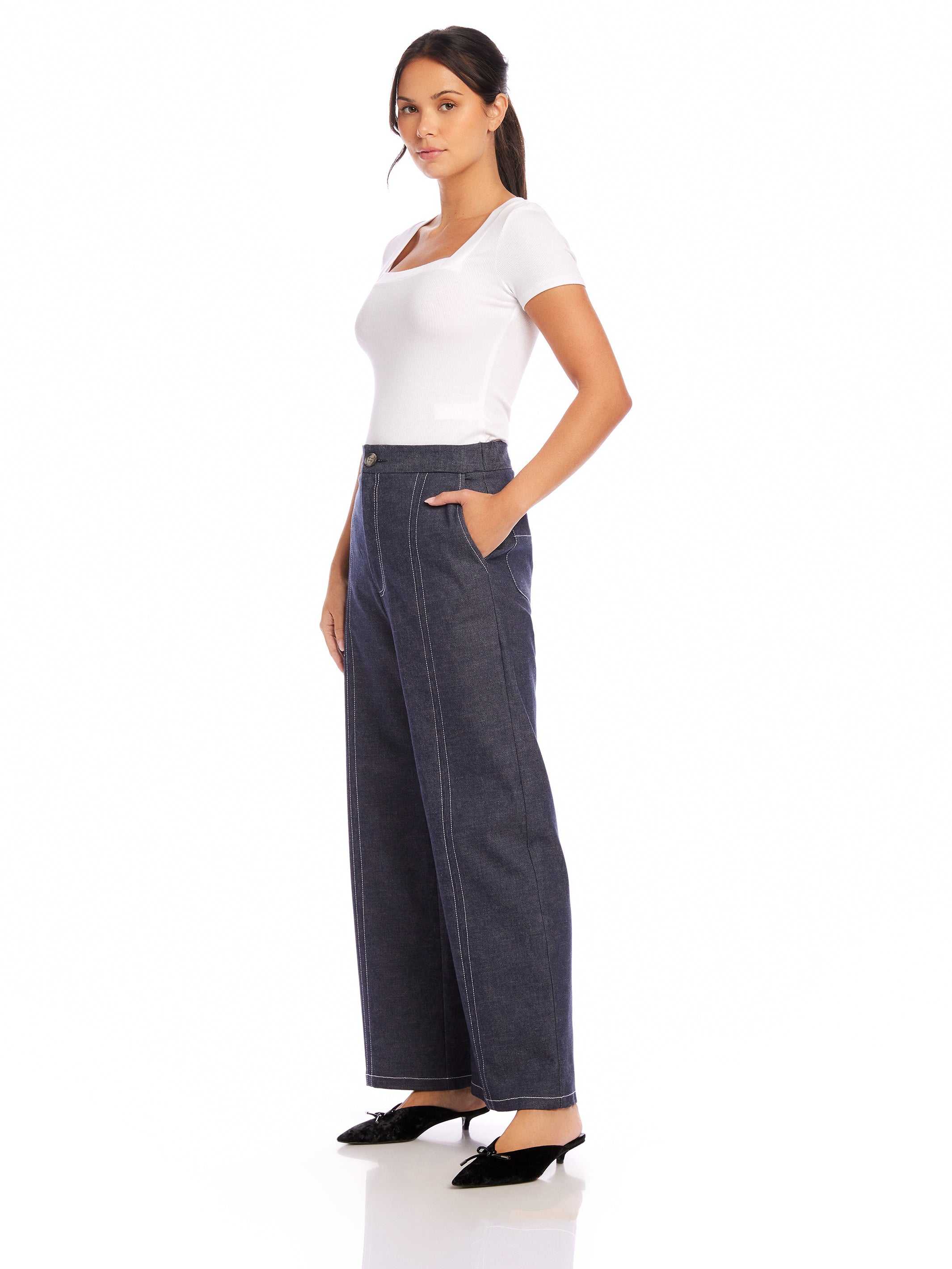 Miles Wide-Leg Trouser