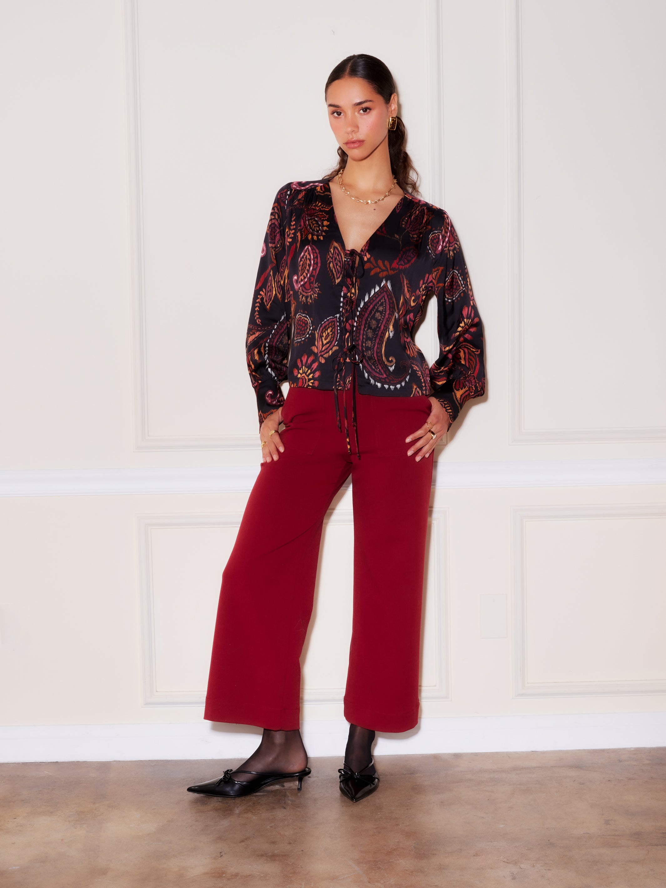 Rylee Cropped Pants | Fifteen Twenty Clothing
